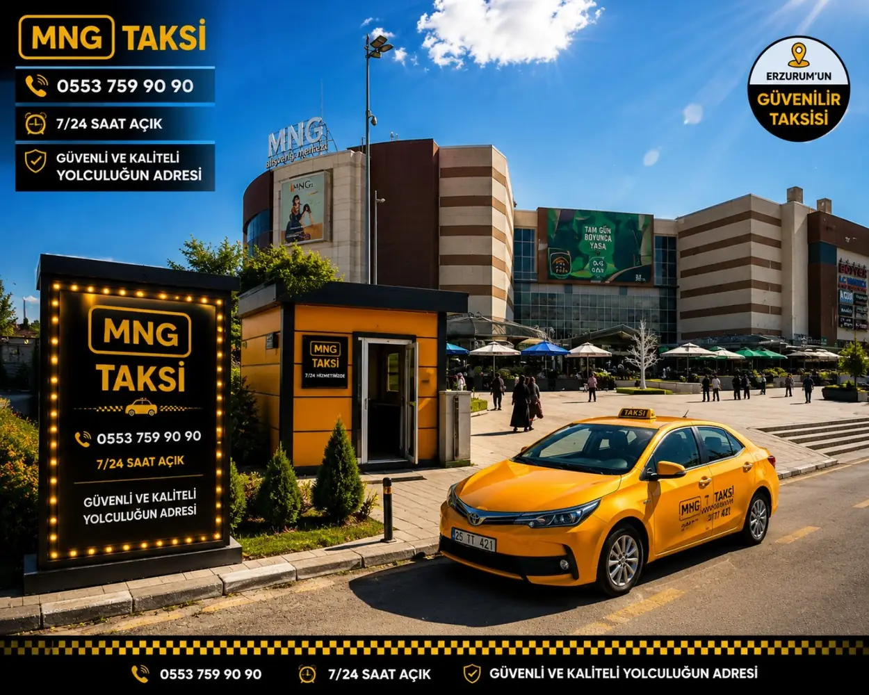MNG Taksi Erzurum durağı